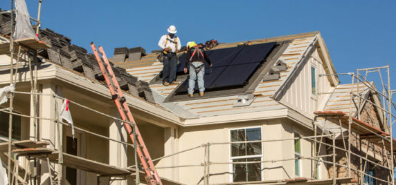 SunStreet workers on the roof