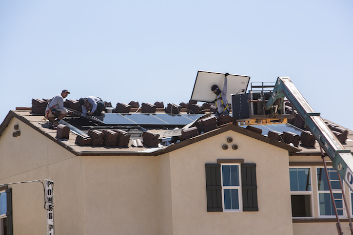 solar installation for home builders
